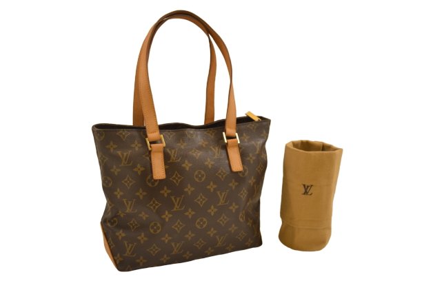 Louis Vuitton, Bags, Authentic Louis Vuitton Cabas Piano Shoulder Hand  Bag Lv Monogram Brown