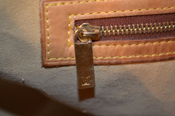 Authentic Louis Vuitton Monogram Canvas Large Leather Luco Shoulder Bag "VGUC"(SALE - 71% OFF)
