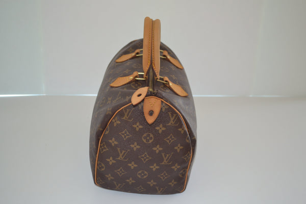 Authentic Louis Vuitton Monogram Speedy 30 Handbag - "VGUC" (SALE - 70% OFF)