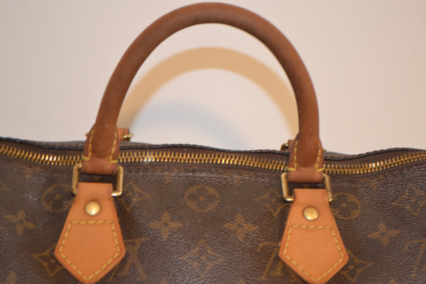 Authentic Louis Vuitton Monogram Speedy 30 Handbag - "GUC" (SALE - 71% OFF)