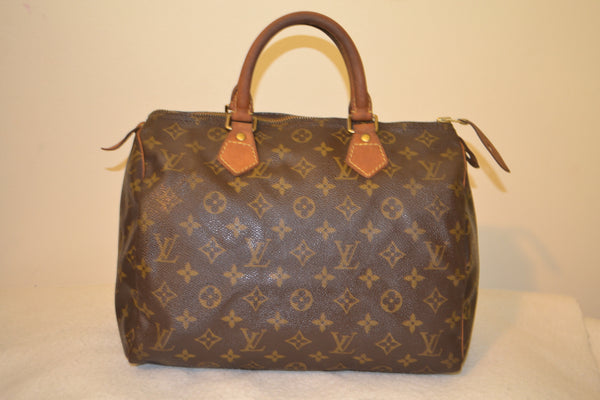 Authentic Louis Vuitton Monogram Speedy 30 Handbag - "GUC" (SALE - 76% OFF)