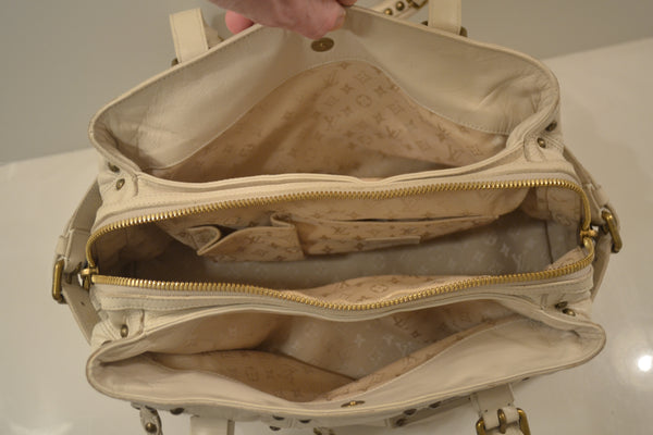 Authentic Louis Vuitton Croisette Monogram Rivet Studded Shoulder Bag (GUC) - Includes LV Dust Bag