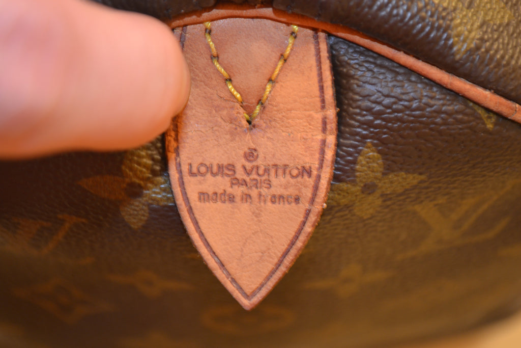 LOUIS VUITTON monogram keepall45 M41428 boston bag Brown Vintage Old t –  VintageShop solo