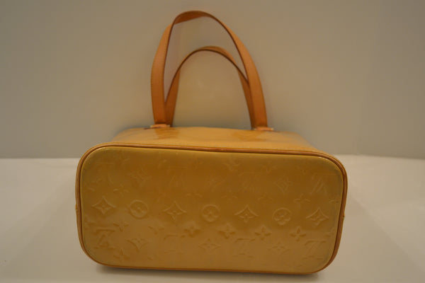 Authentic Louis Vuitton Monogram Houston Gold Vernis Tote Bag "Good Used Condition" (SALE - 85% OFF  *RETAIL- $1,630.00)