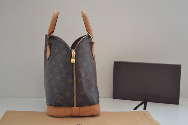 Authentic Louis Vuitton Alma Monogram Handbag - Includes LV Dust Bag