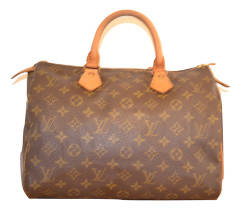 Authentic Louis Vuitton Monogram Speedy 30 Handbag - Includes LV Dust Bag