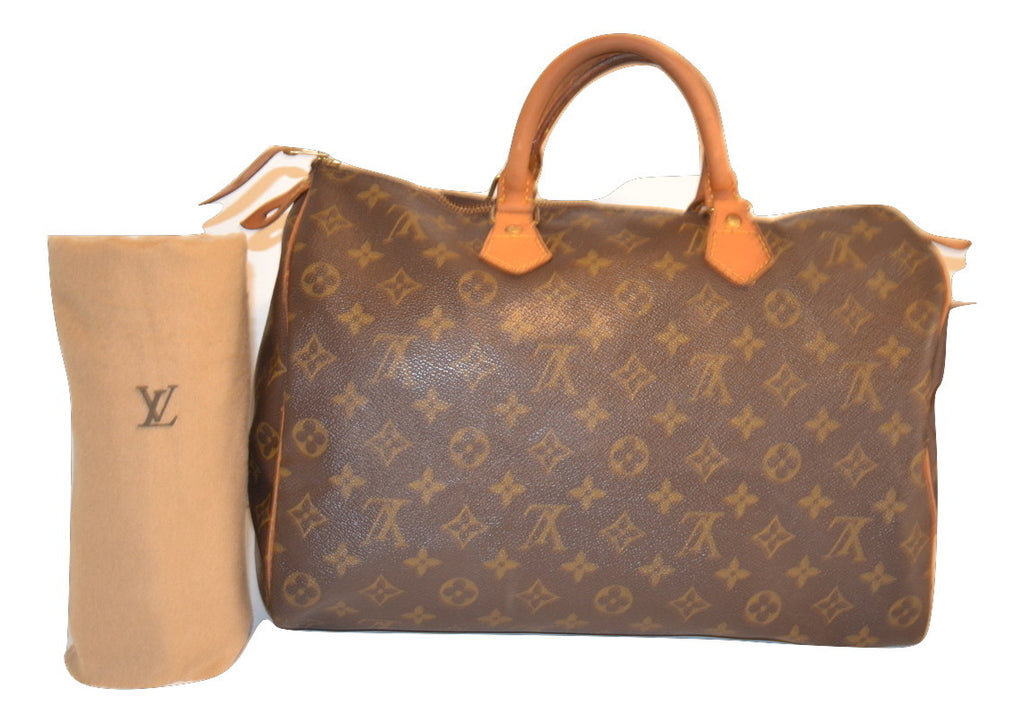 Louis Vuitton Monogram Speedy 35 Handbag - Includes LV Dust Bag