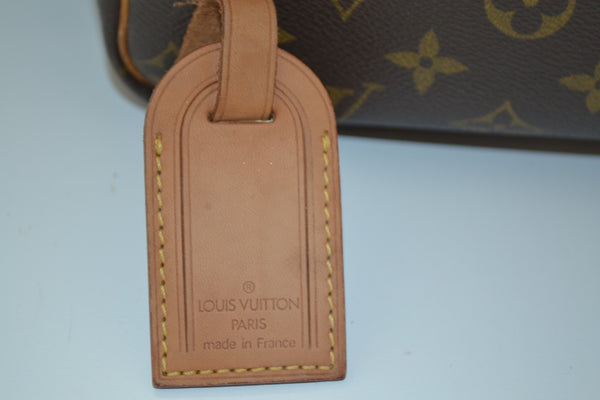 Authentic Louis Vuitton Deauville Monogram Handbag Purse Travel Bag - Includes LV Lock, Travel Tag & Dust Bag (SALE - 81% OFF)