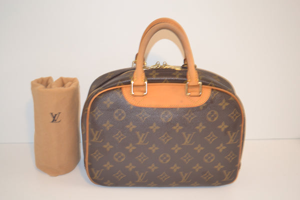 Authentic Louis Vuitton Monogram Trouville Handbag - Includes LV Lock & Dust Bag (SALE - 77% OFF)