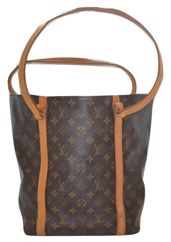 Authentic Louis Vuitton Monogram Sac Shopping Large Shoulder Bag Handbag "Rare-Discontinued"