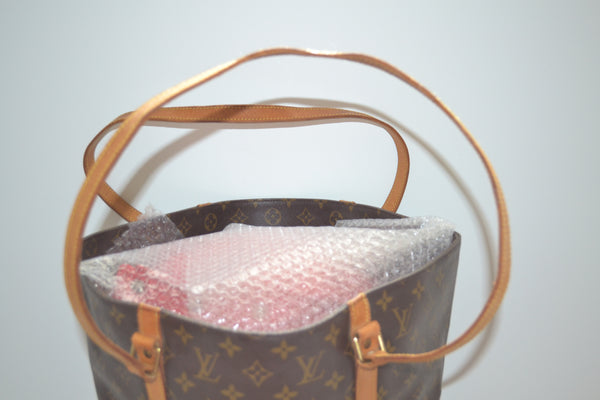 Authentic Louis Vuitton Monogram Sac Shopping Large Shoulder Bag Handbag "Rare-Discontinued"