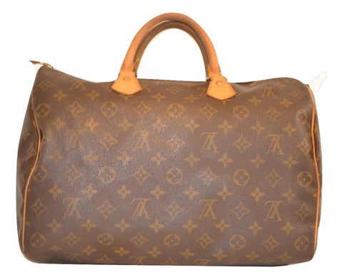 Authentic Louis Vuitton Monogram Speedy 35 Handbag (SALE - 77% OFF)