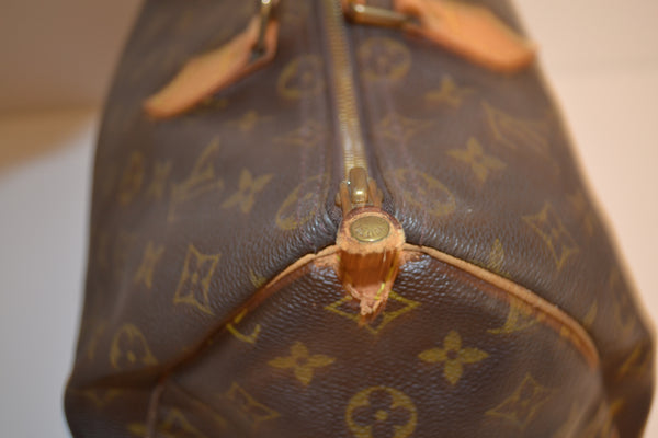 Authentic Louis Vuitton Monogram Speedy 35 Handbag (SALE - 77% OFF)