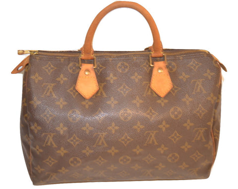 Authentic Louis Vuitton Monogram Speedy 30 Handbag (SALE - 75% OFF)