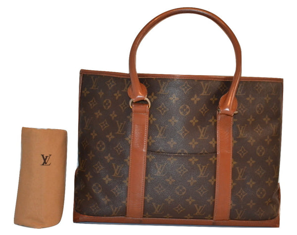 Authentic Louis Vuitton Monogram Sac Weekend XL Tote Bag - Includes LV Dust Bag (GUC) "Rare - Discontinued"(SALE - 78% OFF)