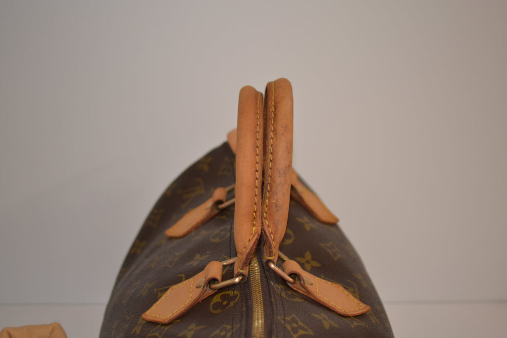 LOUIS VUITTON SOPHIA COPPOLA Speedy 30 Leather Satchel Shoulder +Box &  Dust Bag