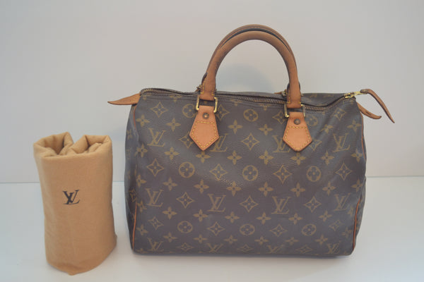 Authentic Louis Vuitton Monogram Speedy 30 Handbag - Includes LV Dust Bag "GUC" (SALE - 72% OFF)