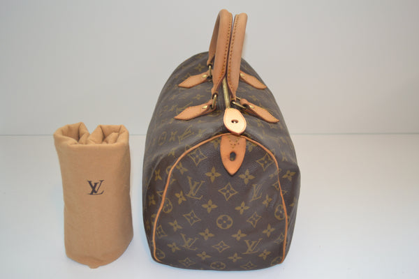 Authentic Louis Vuitton Monogram Speedy 30 Handbag - Includes LV Dust Bag "VGUC" (SALE - 70% OFF)