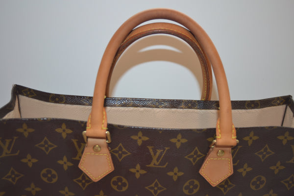 Authentic Louis Vuitton Monogram Sac Plat Large Tote Bag Handbag (SALE - 70% OFF)