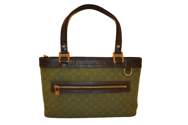 Authentic Louis Vuitton Lucille Mini Lin Green PM Tote Shoulder Bag - "Good Used Condition" (SALE - 70% OFF  *RETAIL-980.00)