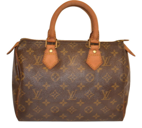 Authentic Louis Vuitton Monogram Speedy 25 Handbag - "GUC" (SALE - 74 % OFF)