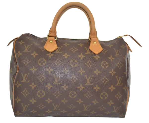 Authentic Louis Vuitton Monogram Speedy 30 Handbag - "VGUC" (SALE - 70% OFF)