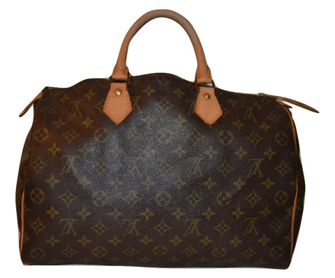 Authentic Louis Vuitton Monogram Speedy 35 Handbag - "GUC" (SALE - 70% OFF)